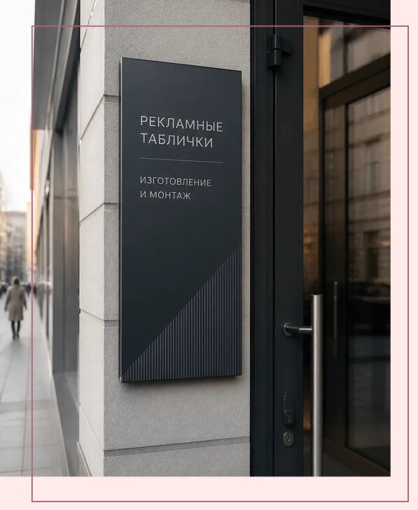 Рекламные таблички в Алапаевске по цене от 4817 р. | Аванза-Лпв