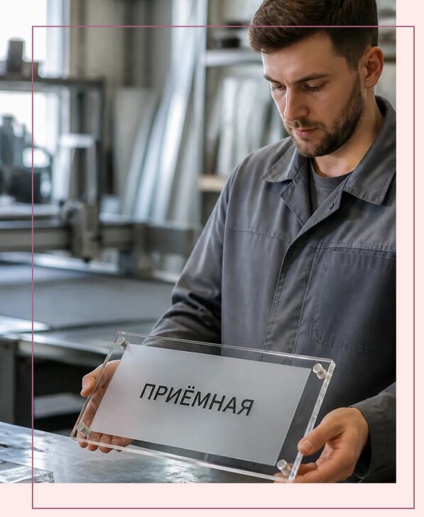 Таблички из оргстекла на заказ в Алапаевске от 4175 р. | Аванза-Лпв