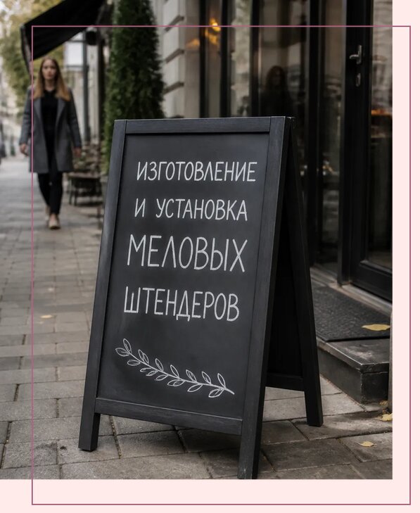 Меловые штендеры в Алапаевске по цене от 6958 р. | Аванза-Лпв